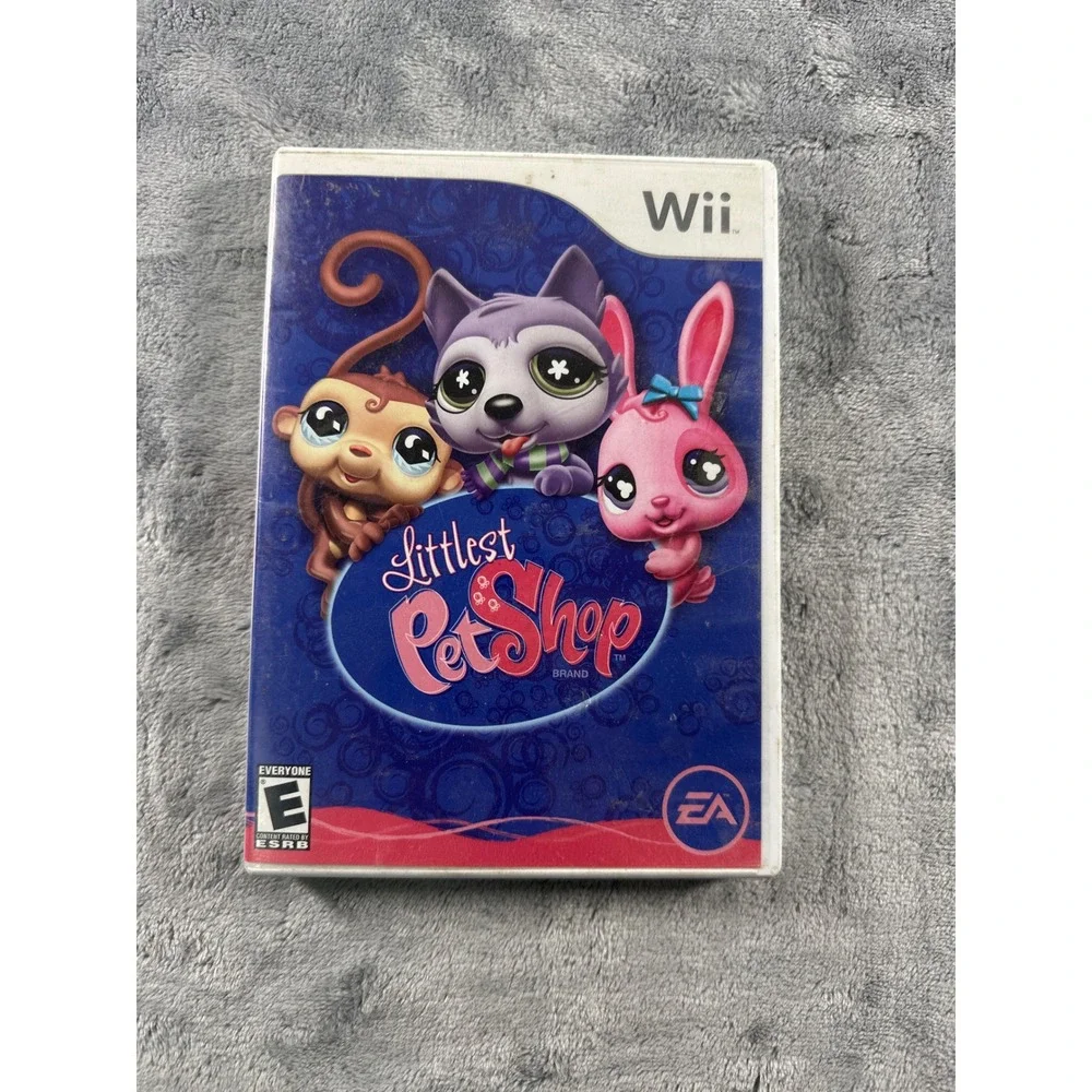 Littlest Pet Shop Nintendo Wii Game EA Kids Simulation Complete with Case Disc
